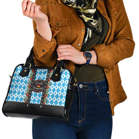 German Christmas Shoulder Handbag Lederhosen Weihnachten Style with Bavaria Pattern