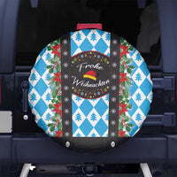 German Christmas Spare Tire Cover Lederhosen Weihnachten Style with Bavaria Pattern - Wonder Print Shop