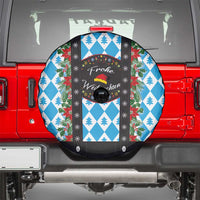 German Christmas Spare Tire Cover Lederhosen Weihnachten Style with Bavaria Pattern - Wonder Print Shop