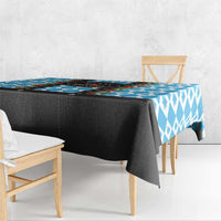 German Christmas Tablecloth Lederhosen Weihnachten Style with Bavaria Pattern - Wonder Print Shop