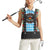 German Christmas Women Sleeveless Polo Shirt Lederhosen Weihnachten Style with Bavaria Pattern - Wonder Print Shop