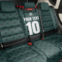 Custom German Christmas Back Car Seat Cover German Football Jersey mix Santa Suit Style - Wonder Print Shop
