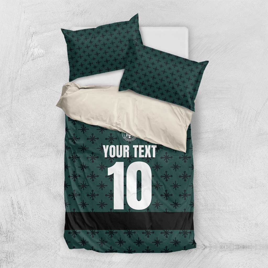 Custom German Christmas Bedding Set German Football Jersey mix Santa Suit Style - Wonder Print Shop