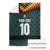 Custom German Christmas Blanket German Football Jersey mix Santa Suit Style