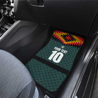 Custom German Christmas Car Mats German Football Jersey mix Santa Suit Style - Wonder Print Shop