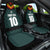Custom German Christmas Car Seat Cover German Football Jersey mix Santa Suit Style - Wonder Print Shop