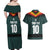 Custom German Christmas Couples Matching Off Shoulder Maxi Dress and Hawaiian Shirt German Football Jersey mix Santa Suit Style - Wonder Print Shop