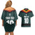Custom German Christmas Couples Matching Off Shoulder Short Dress and Hawaiian Shirt German Football Jersey mix Santa Suit Style - Wonder Print Shop