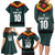 Custom German Christmas Family Matching Long Sleeve Bodycon Dress and Hawaiian Shirt German Football Jersey mix Santa Suit Style - Wonder Print Shop