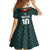 Custom German Christmas Family Matching Off The Shoulder Long Sleeve Dress and Hawaiian Shirt German Football Jersey mix Santa Suit Style - Wonder Print Shop
