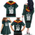 Custom German Christmas Family Matching Off The Shoulder Long Sleeve Dress and Hawaiian Shirt German Football Jersey mix Santa Suit Style - Wonder Print Shop