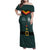 Custom German Christmas Family Matching Off Shoulder Maxi Dress and Hawaiian Shirt German Football Jersey mix Santa Suit Style - Wonder Print Shop