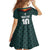 Custom German Christmas Family Matching Off Shoulder Short Dress and Hawaiian Shirt German Football Jersey mix Santa Suit Style - Wonder Print Shop