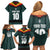 Custom German Christmas Family Matching Off Shoulder Short Dress and Hawaiian Shirt German Football Jersey mix Santa Suit Style - Wonder Print Shop