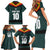 Custom German Christmas Family Matching Short Sleeve Bodycon Dress and Hawaiian Shirt German Football Jersey mix Santa Suit Style - Wonder Print Shop