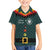 Custom German Christmas Family Matching Short Sleeve Bodycon Dress and Hawaiian Shirt German Football Jersey mix Santa Suit Style - Wonder Print Shop