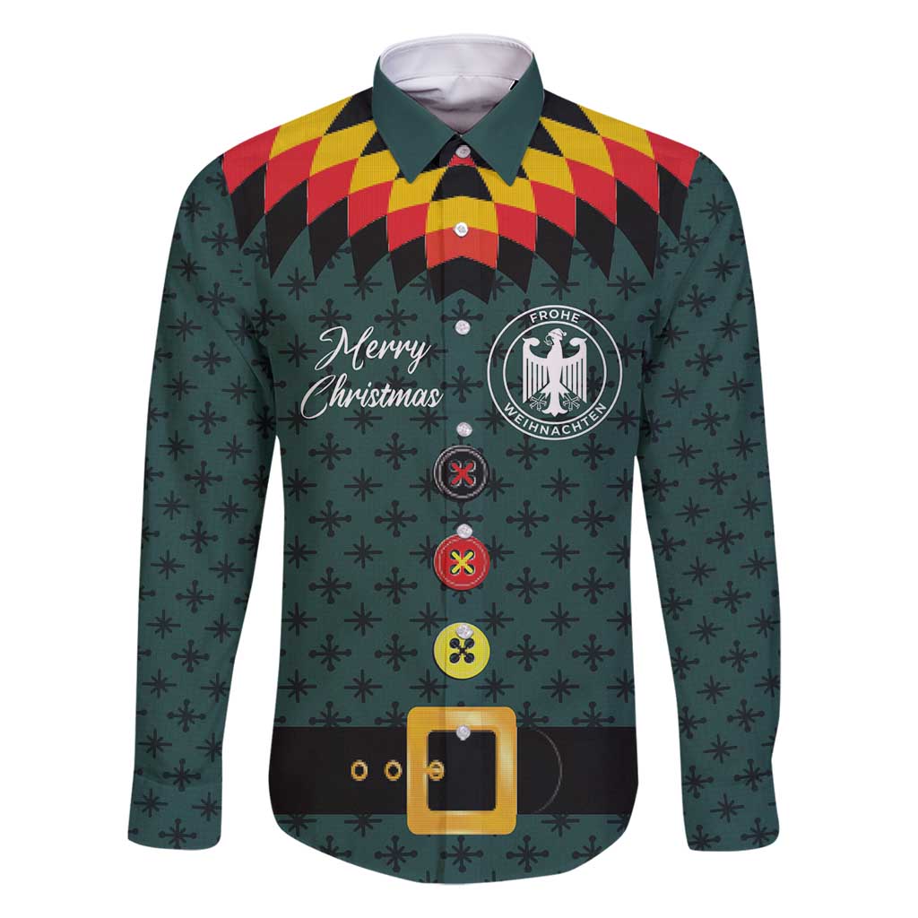 Custom German Christmas Family Matching Summer Maxi Dress and Hawaiian Shirt German Football Jersey mix Santa Suit Style - Wonder Print Shop
