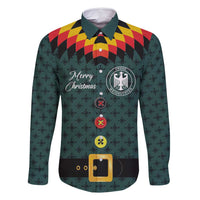 Custom German Christmas Family Matching Summer Maxi Dress and Hawaiian Shirt German Football Jersey mix Santa Suit Style - Wonder Print Shop