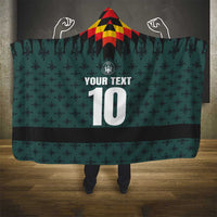 Custom German Christmas Hooded Blanket German Football Jersey mix Santa Suit Style