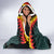 Custom German Christmas Hooded Blanket German Football Jersey mix Santa Suit Style