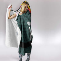 Custom German Christmas Hooded Blanket German Football Jersey mix Santa Suit Style
