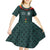 Custom German Christmas Kid Short Sleeve Dress German Football Jersey mix Santa Suit Style - Wonder Print Shop
