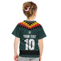Custom German Christmas Kid T Shirt German Football Jersey mix Santa Suit Style - Wonder Print Shop