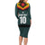 Custom German Christmas Long Sleeve Bodycon Dress German Football Jersey mix Santa Suit Style - Wonder Print Shop