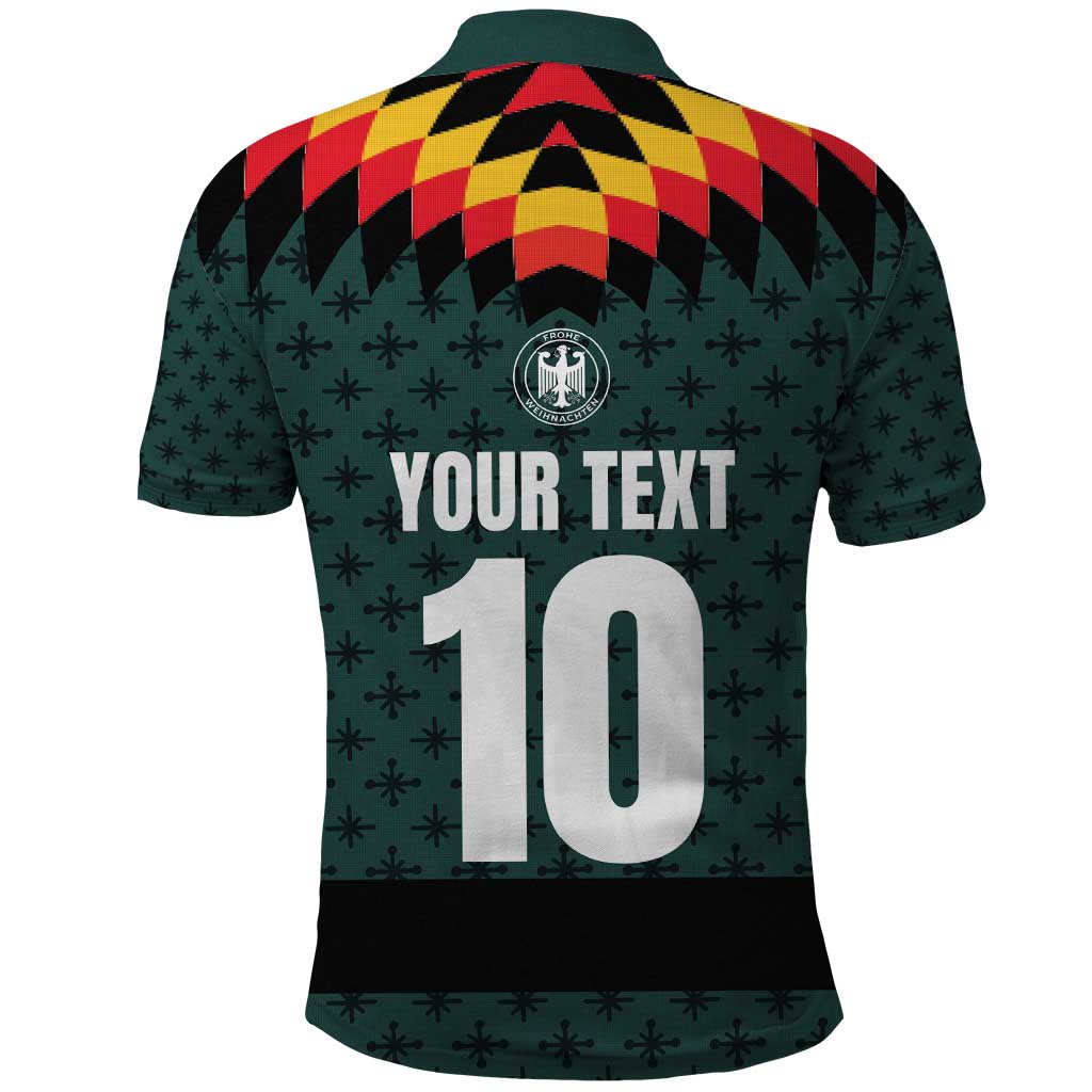 Custom German Christmas Polo Shirt German Football Jersey mix Santa Suit Style - Wonder Print Shop