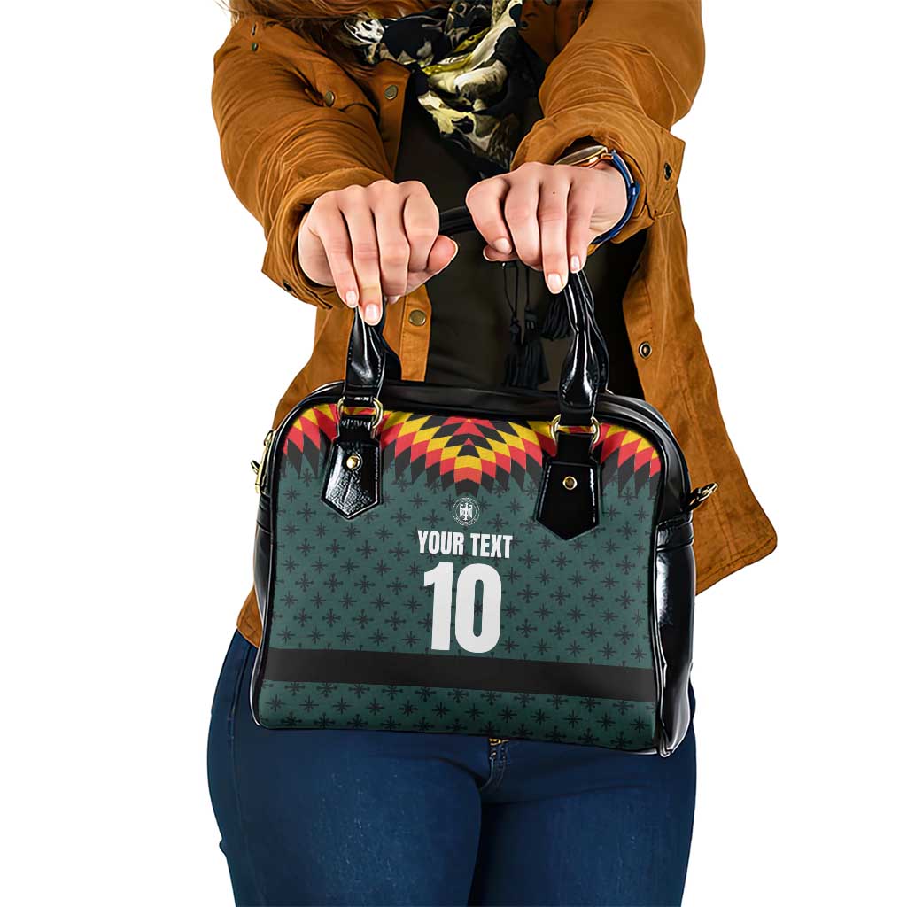 Custom German Christmas Shoulder Handbag German Football Jersey mix Santa Suit Style
