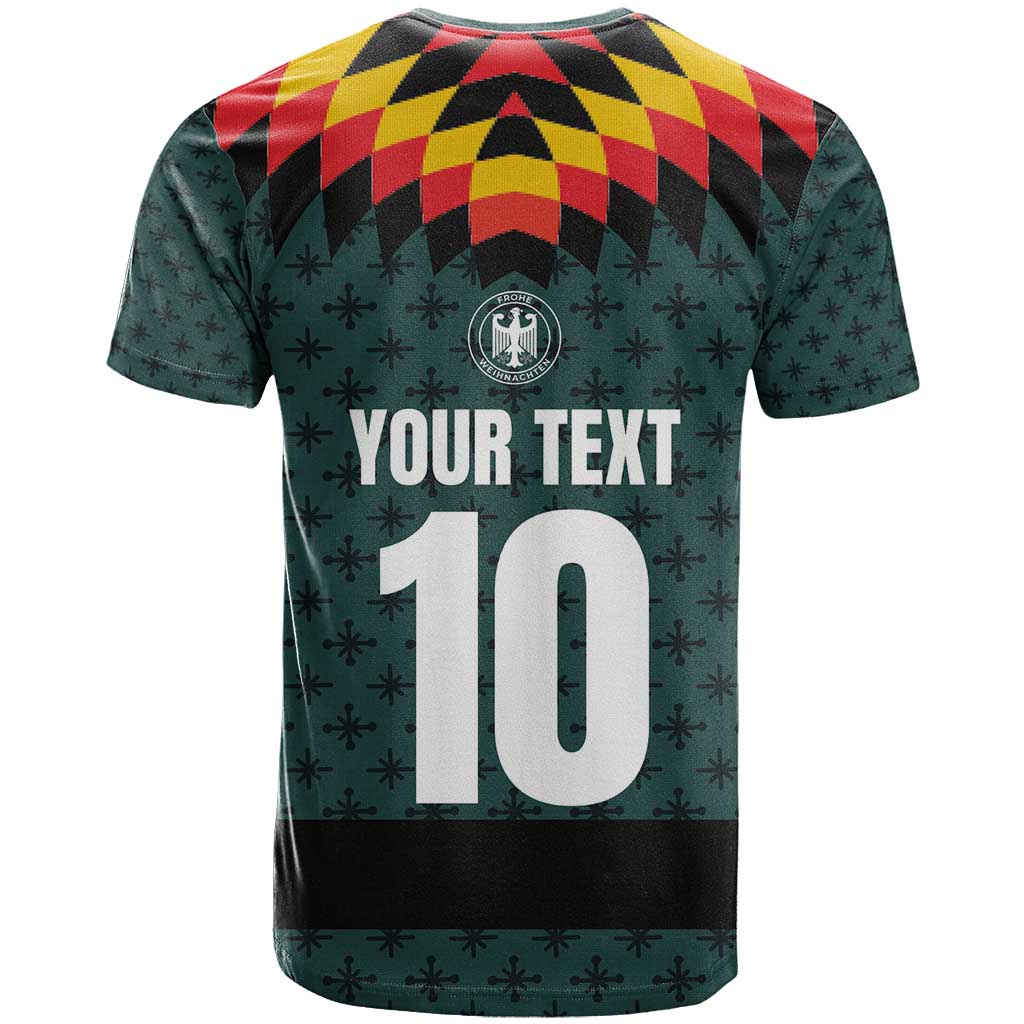Custom German Christmas T Shirt German Football Jersey mix Santa Suit Style - Wonder Print Shop
