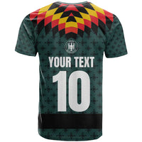 Custom German Christmas T Shirt German Football Jersey mix Santa Suit Style - Wonder Print Shop