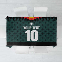 Custom German Christmas Tablecloth German Football Jersey mix Santa Suit Style - Wonder Print Shop