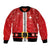 Personalized Swiss Christmas - Designed in Santa Suit Bomber Jacket - Wonder Print Shop