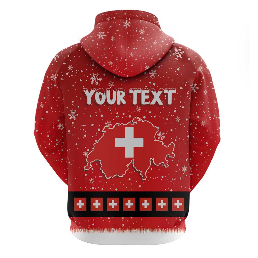 Personalized Swiss Christmas - Designed in Santa Suit Hoodie - Wonder Print Shop