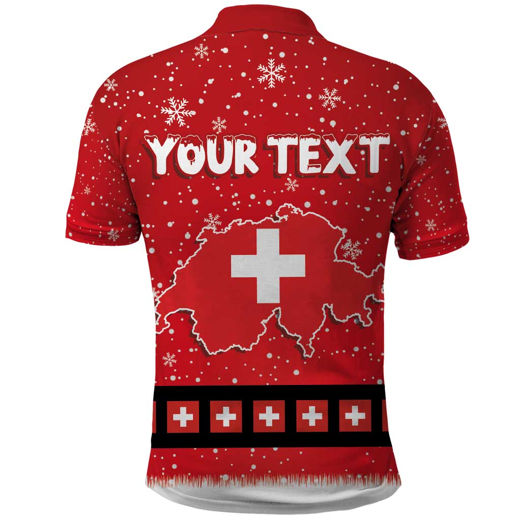 Personalized Swiss Christmas - Designed in Santa Suit Polo Shirt - Wonder Print Shop