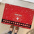 Personalized Swiss Christmas - Designed in Santa Suit Rubber Doormat - Wonder Print Shop