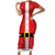 Personalized Swiss Christmas - Designed in Santa Suit Short Sleeve Bodycon Dress - Wonder Print Shop