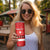 Personalized Swiss Christmas - Designed in Santa Suit Skinny Tumbler - Wonder Print Shop