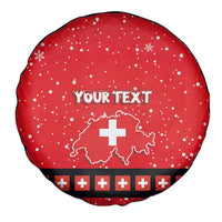 Personalized Swiss Christmas - Designed in Santa Suit Spare Tire Cover - Wonder Print Shop