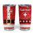 Personalized Swiss Christmas - Designed in Santa Suit Tumbler Cup - Wonder Print Shop