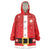 Personalized Swiss Christmas - Designed in Santa Suit Wearable Blanket Hoodie - Wonder Print Shop