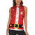 Personalized Swiss Christmas - Designed in Santa Suit Women Sleeveless Polo Shirt - Wonder Print Shop