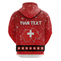 Personalized Swiss Christmas - Designed in Santa Suit Zip Hoodie - Wonder Print Shop