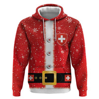 Personalized Swiss Christmas - Designed in Santa Suit Zip Hoodie - Wonder Print Shop