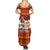 Swiss Santa Plays The Alphorn Christmas Summer Maxi Dress The Matterhorn with Christmas Elements - Wonder Print Shop