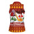 Swiss Santa Plays The Alphorn Christmas Women Sleeveless Polo Shirt The Matterhorn with Christmas Elements - Wonder Print Shop