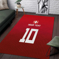 Custom Swiss Football Jersey for The Champions Area Rug LT03