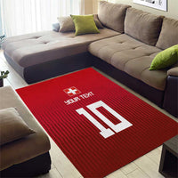 Custom Swiss Football Jersey for The Champions Area Rug LT03