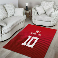Custom Swiss Football Jersey for The Champions Area Rug LT03